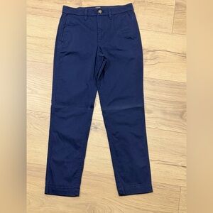 J.Crew Navy High-Rise Chino Pants